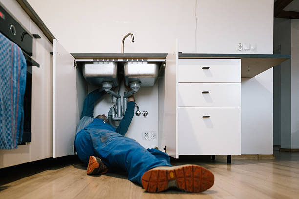 Professional Plumbing technician working in Jamestown, ND